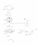 Air Cleaner Intake Manifold Diagram and Parts List for 297447-0159-G2  Briggs and Stratton Engine